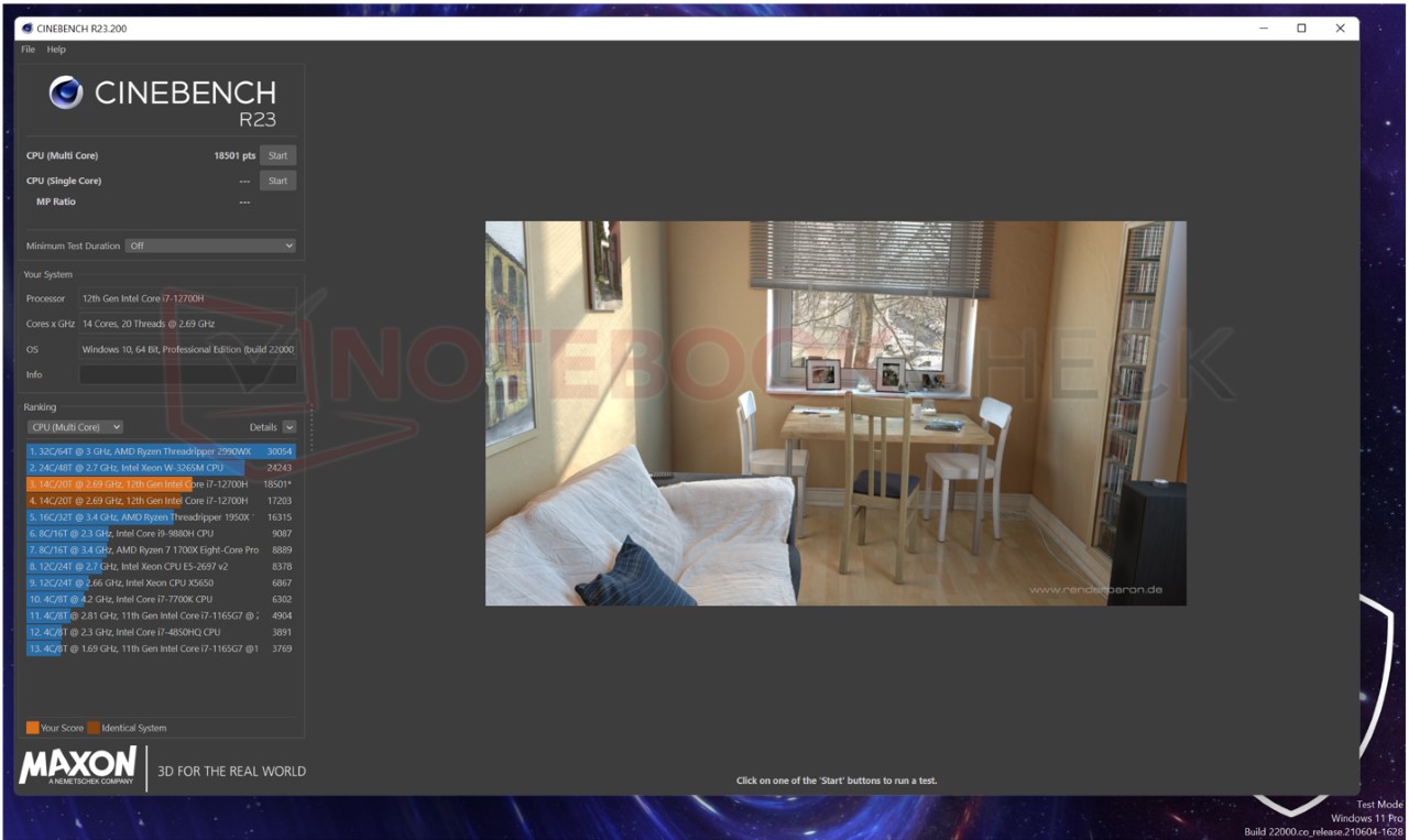 12700H Cinebench R23 12700H Cinebench R23