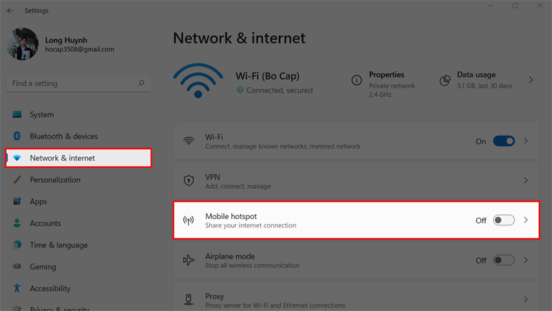 Cách phát WiFi trên Windows 11 cực đơn giản