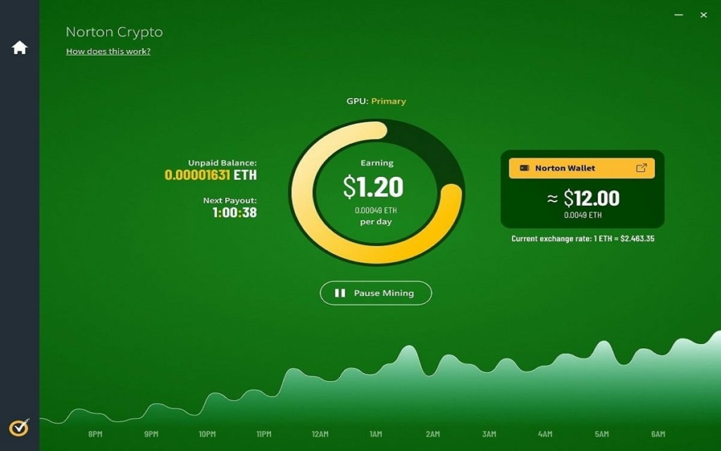 Phần Mềm Chống Virus Norton Tự Động Cài Công Cụ Đào Coin Vào Máy Người Dùng