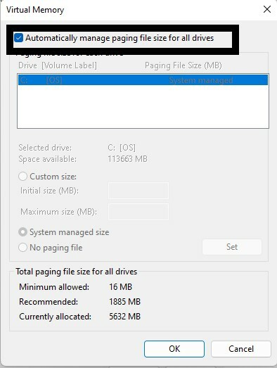 Các Thêm Bộ Nhớ Ảo Cho Windows 11, Khắc Phục Lỗi Thiếu Bộ Nhớ Ram Các Thêm Bộ Nhớ Ảo Cho Windows 11, Khắc Phục Lỗi Thiếu Bộ Nhớ Ram