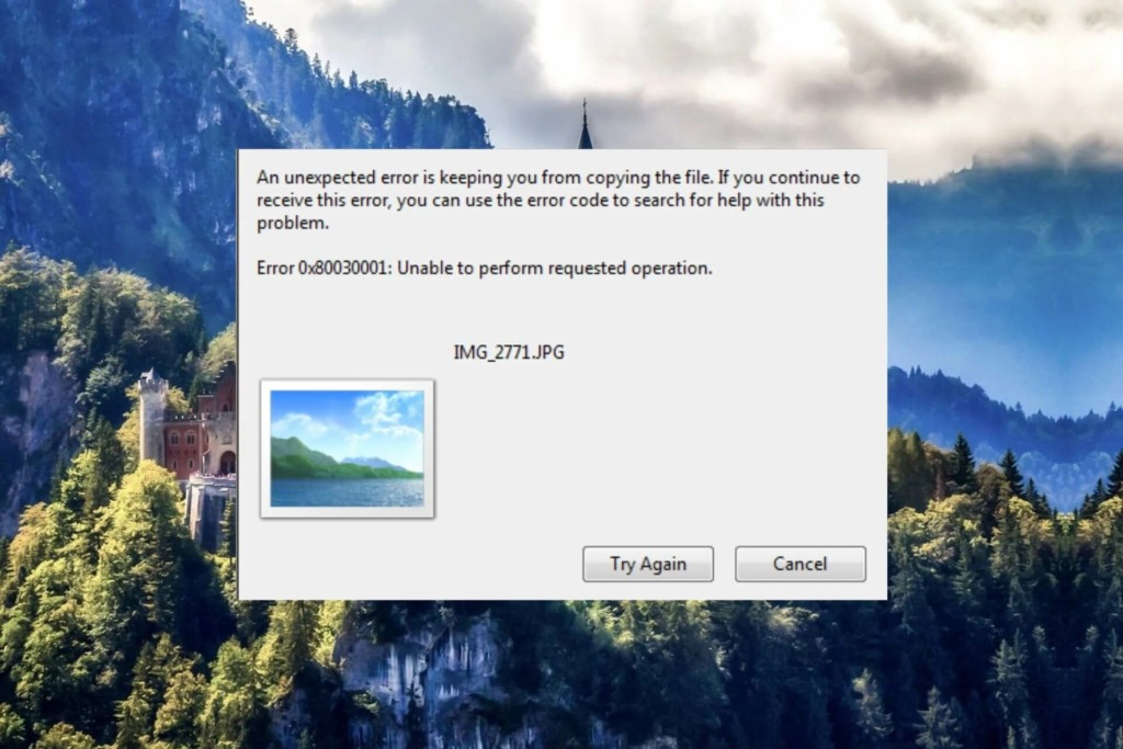 Cách Khắc Phục Lỗi Sao Chép 0X80030001 Trong Windows