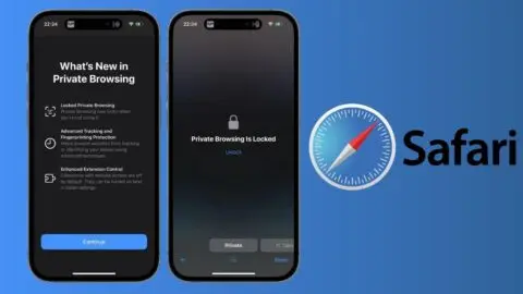 Cách khóa tab ẩn danh trên Safari bằng Face ID