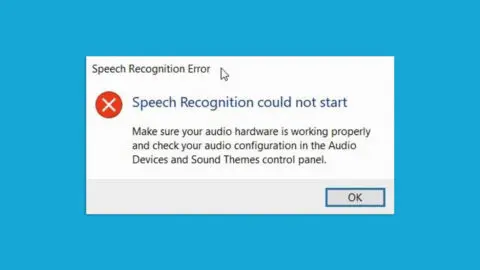 Cách sửa lỗi "Speech Recognition Could Not Start" trên Windows