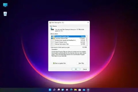 Có thể xóa những gì trong Windows Disk Cleanup?