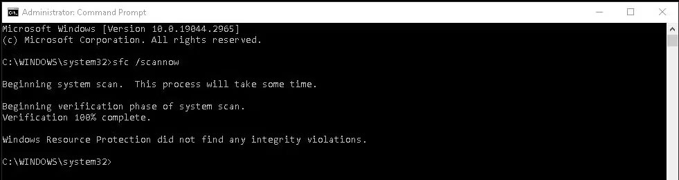 Quet Sfc Trong Windows Command Promt Quét Sfc Trong Windows Command Promt