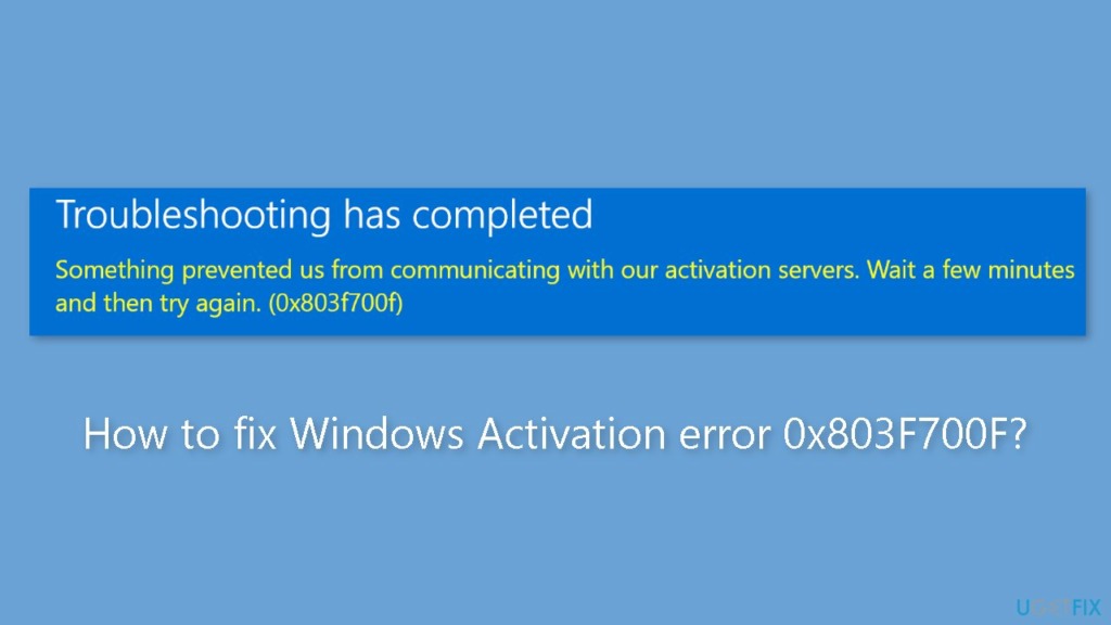 Cách Khắc Phục Lỗi Kích Hoạt Windows 0X803F700F
