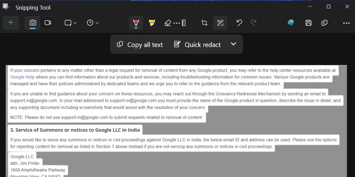 Cach Su Dung Text Actions Trong Snipping Tool Tren Windows 11 Features 02 Cách Sử Dụng Text Actions Trong Snipping Tool Trên Windows 11 Features 02