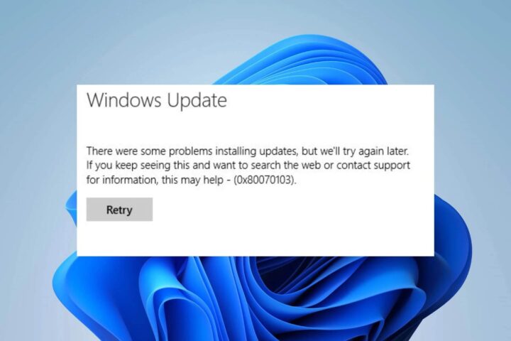 How to fix error 0x80070103 on Windows 11