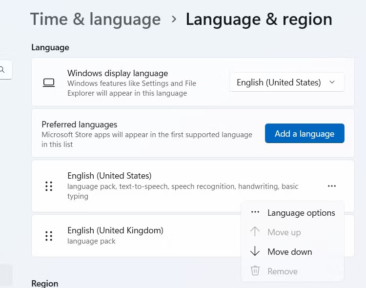 Cach Them Va Thay Doi Bo Cuc Ban Phim Trong Windows 11 Features 01 Cách Thêm Và Thay Đổi Bố Cục Bàn Phím Trong Windows 11