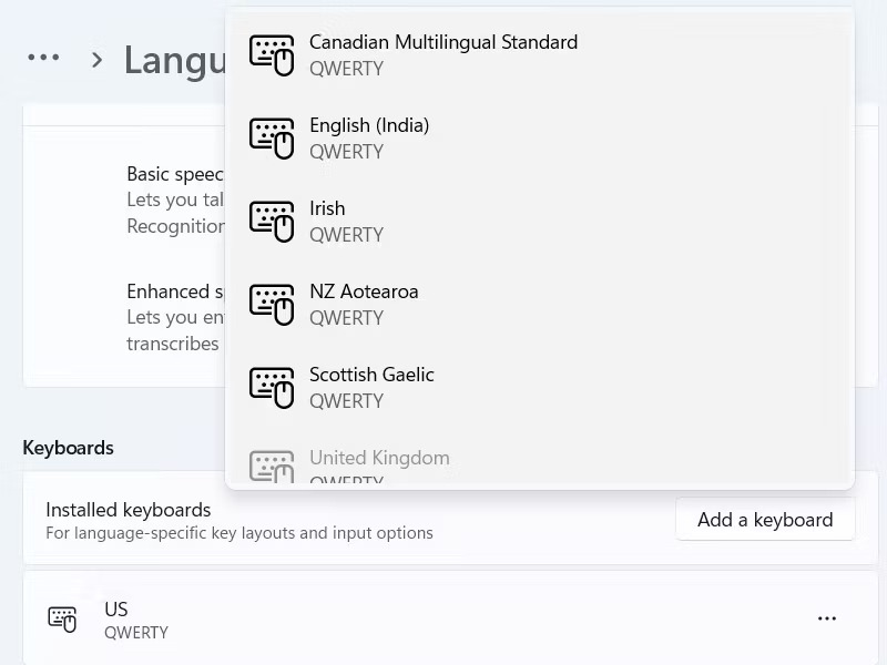 Cach Them Va Thay Doi Bo Cuc Ban Phim Trong Windows 11 Features 02 Chọn Bố Cục Bàn Phím Mới Trên Windows 11