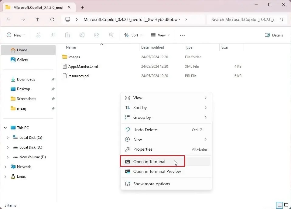 Huong Dan Su Dung Copilot Moi Tren Windows 11 Features 06 Mở Terminal Với Quyền Admin Trong Windows 11