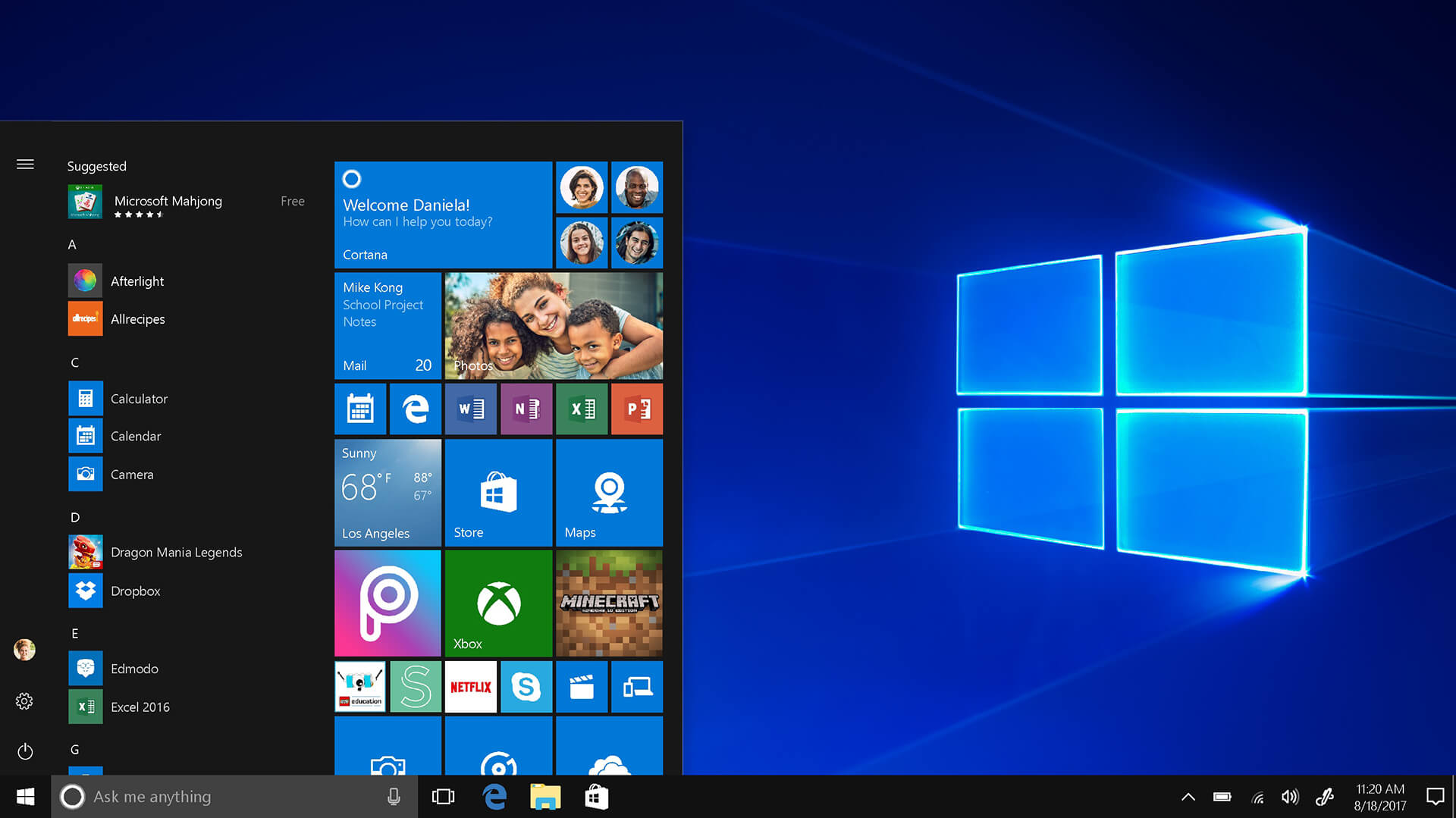 Ly Do Ban Nen Nang Cap Len Windows 11 Features 01 Màn Hình Chính Windows 10