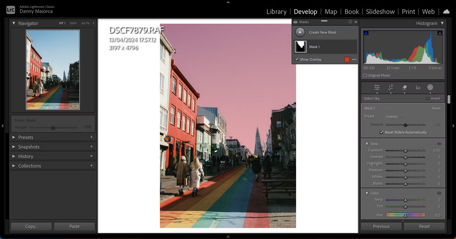 Photoshop Hay Lightroom Ho Tro Chinh Sua Ai Tot Hon Features 05 Công Cụ Chọn Bầu Trời Trong Adobe Lightroom