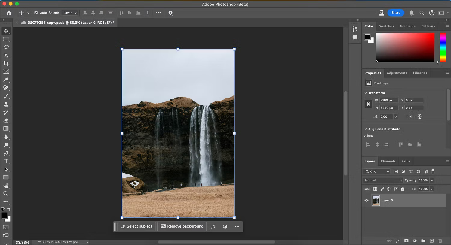 Photoshop Hay Lightroom Ho Tro Chinh Sua Ai Tot Hon Features 06 Nút Remove Background Trong Adobe Photoshop