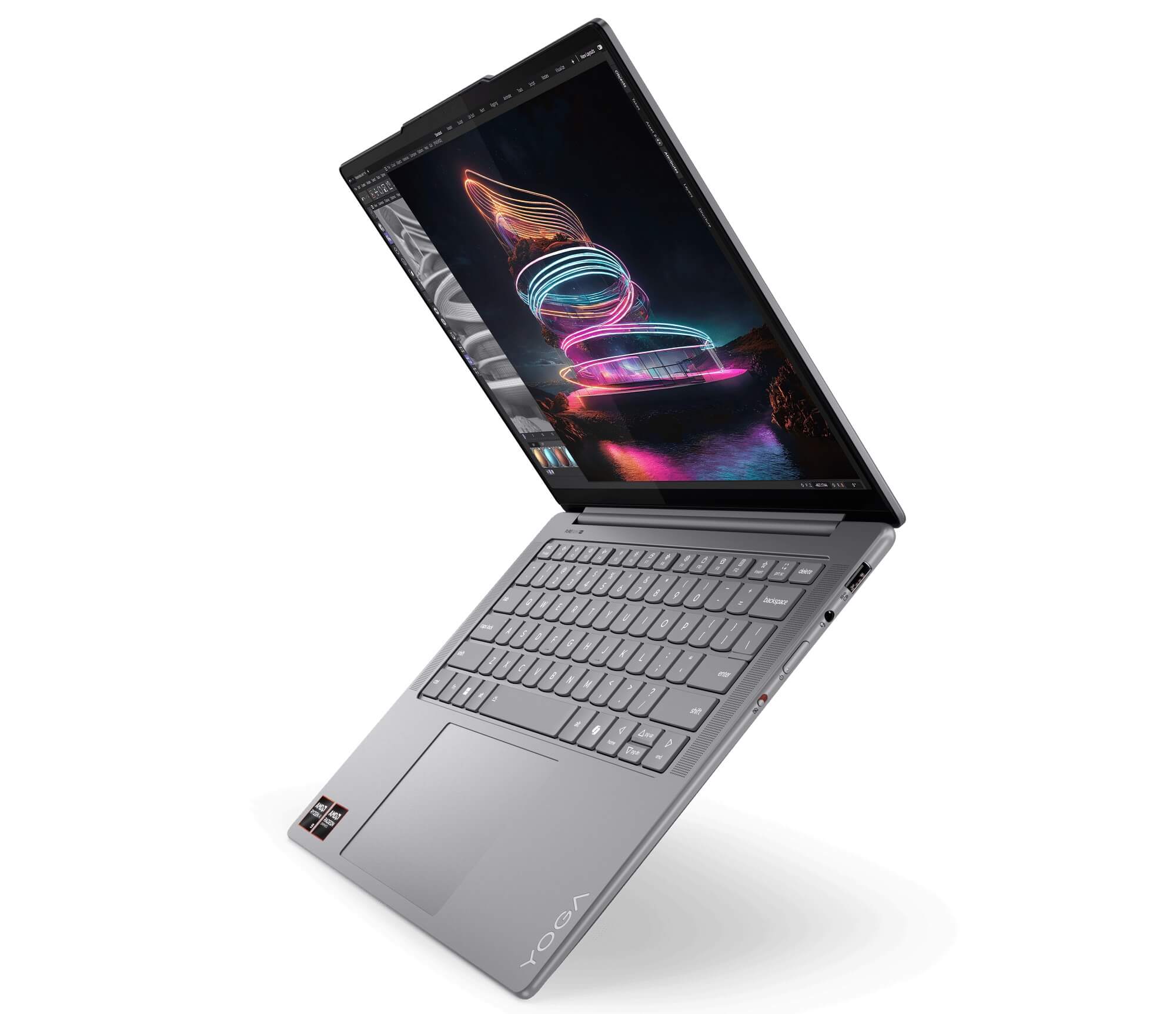 Lenovo Yoga Pro 7 14 9 Voi Mau Luna Grey Lenovo Yoga Pro 7 (14”, 9) Với Màu Luna Grey