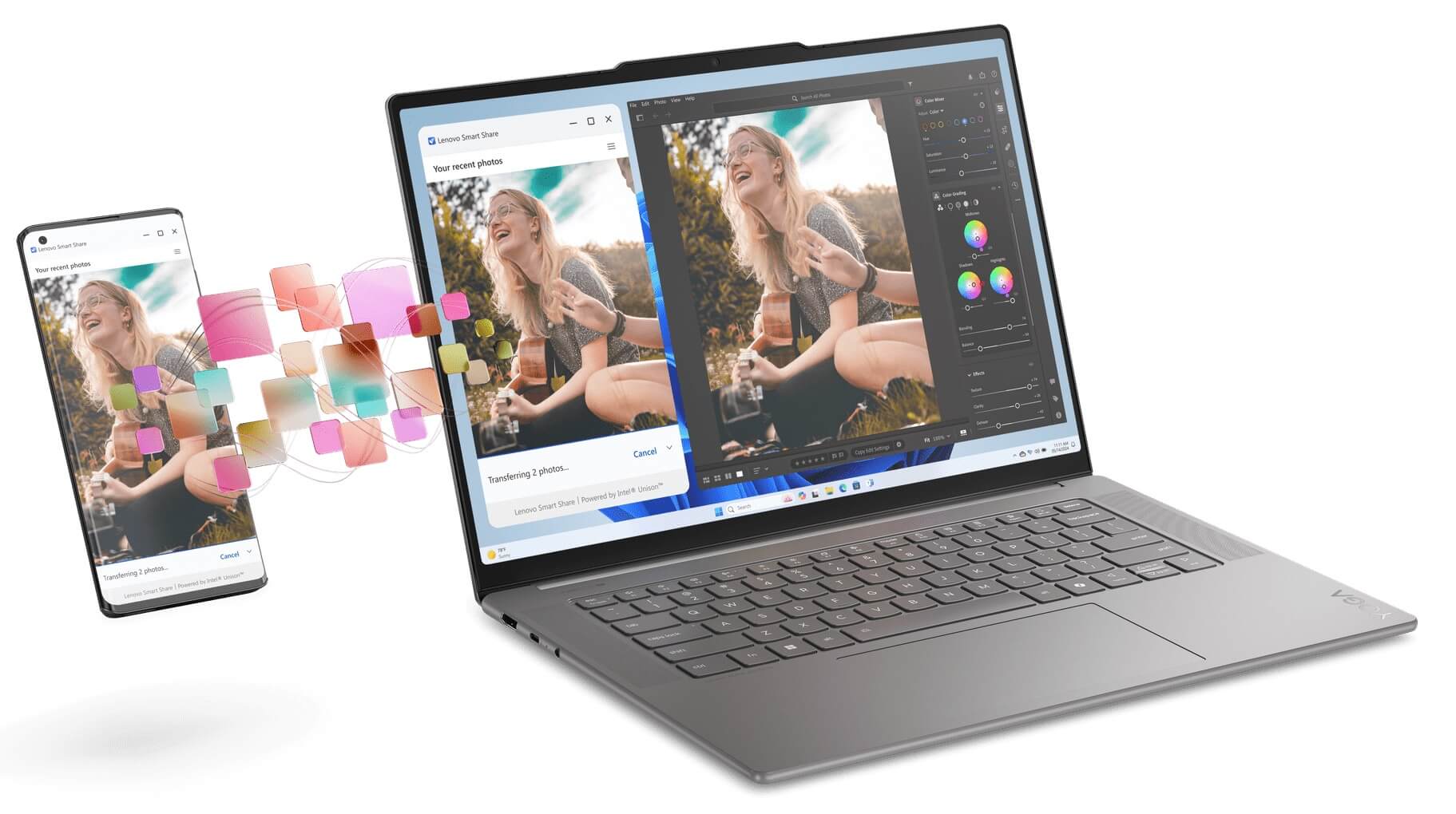Smart Share Tren Yoga Slim 7I Aura Edition Smart Share Trên Yoga Slim 7I Aura Edition