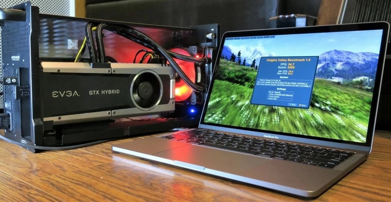 Macbook Pro Voi Chip Intel Duoc Ket Noi Egpu. Anh The It Sage Mối Quan Hệ Nguội Lạnh Giữa Apple Và Nvidia
