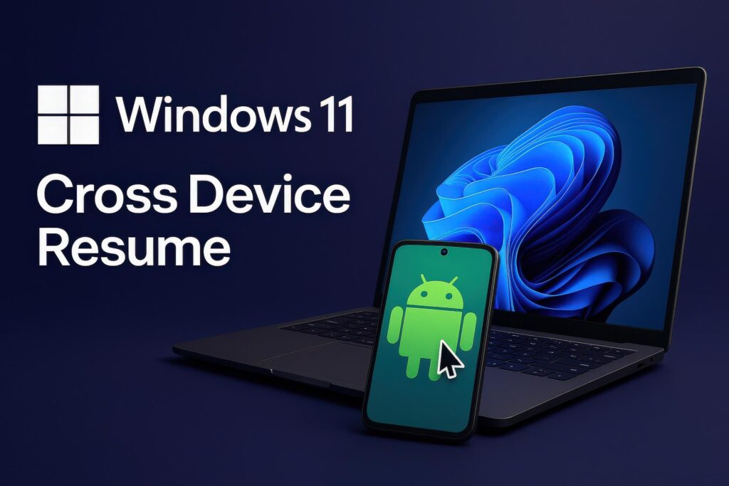 Windows 11 Ra Mắt Cross Device Resume: Tiếp Tục Ứng Dụng Android Trên Pc Chỉ Với Một Cú Nhấp