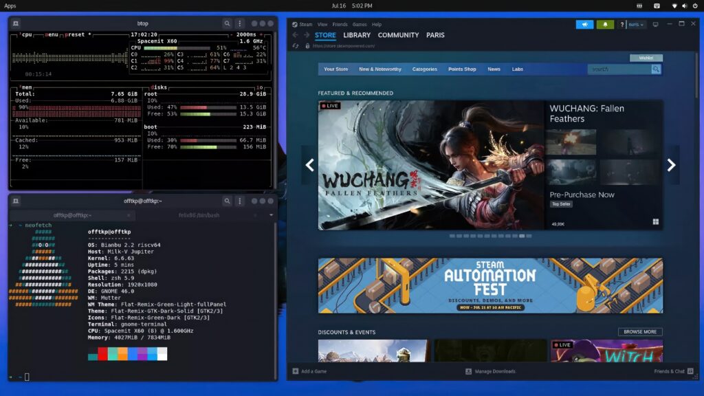 Steam Và Game Aaa Đã Chạy Được Trên Risc-V Nhờ Trình Giả Lập Felix86