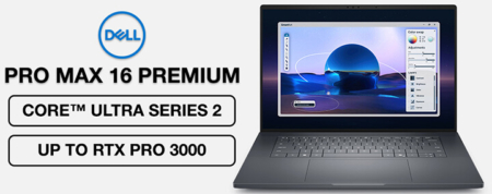 Banner Dell Pro Max 16 Premium