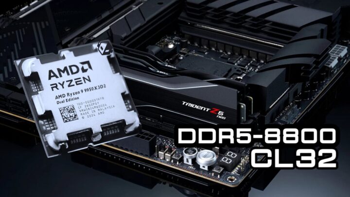 ASUS ROG X870E APEX pushes DDR5-8800 CL32 alongside Ryzen 9 9950X3D2