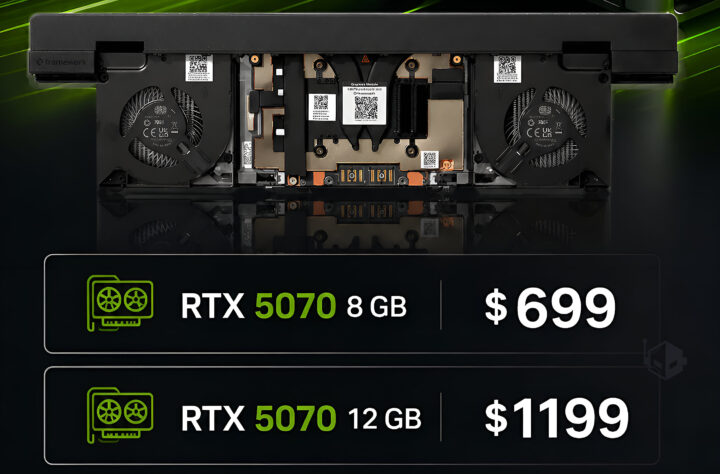 Framework Laptop 16 sees a massive price increase with RTX 5070 12GB