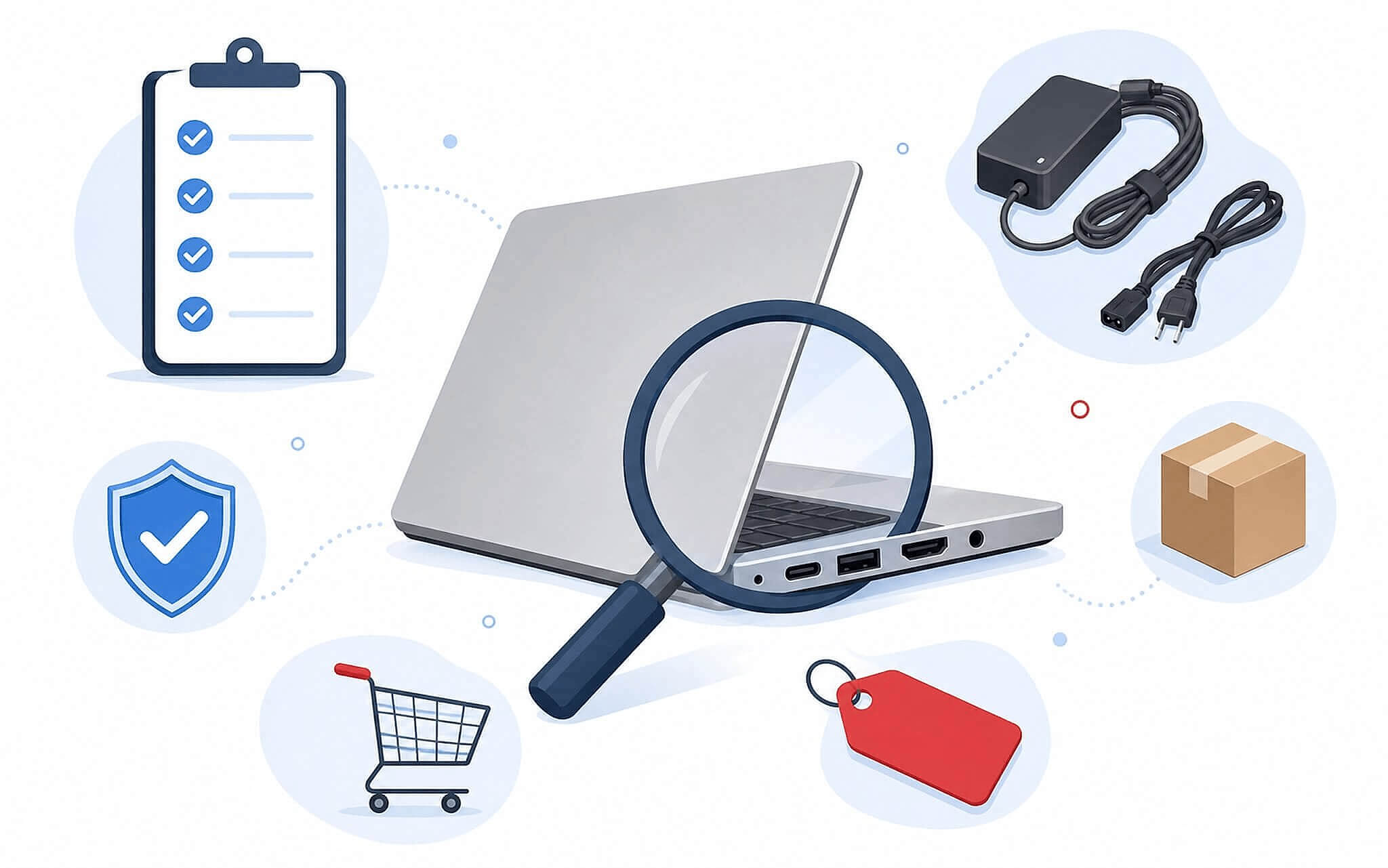 Kiểm Tra Cạnh Viền Bản Lề Phụ Kiện Và Cổng Kết Nối Laptop Mới Kiểm Tra Cạnh Viền Bản Lề Phụ Kiện Và Cổng Kết Nối Laptop Mới