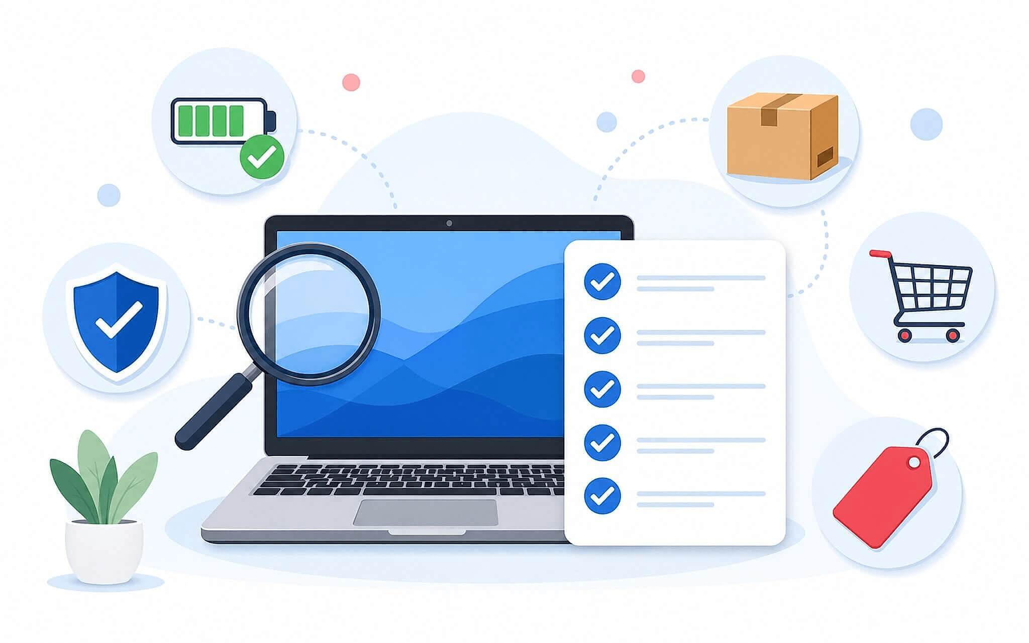 Đối Chiếu Màn Hình Cấu Hình Pin Và Bảo Hành Điện Tử Trên Laptop Mới Đối Chiếu Màn Hình Cấu Hình Pin Và Bảo Hành Điện Tử Trên Laptop Mới