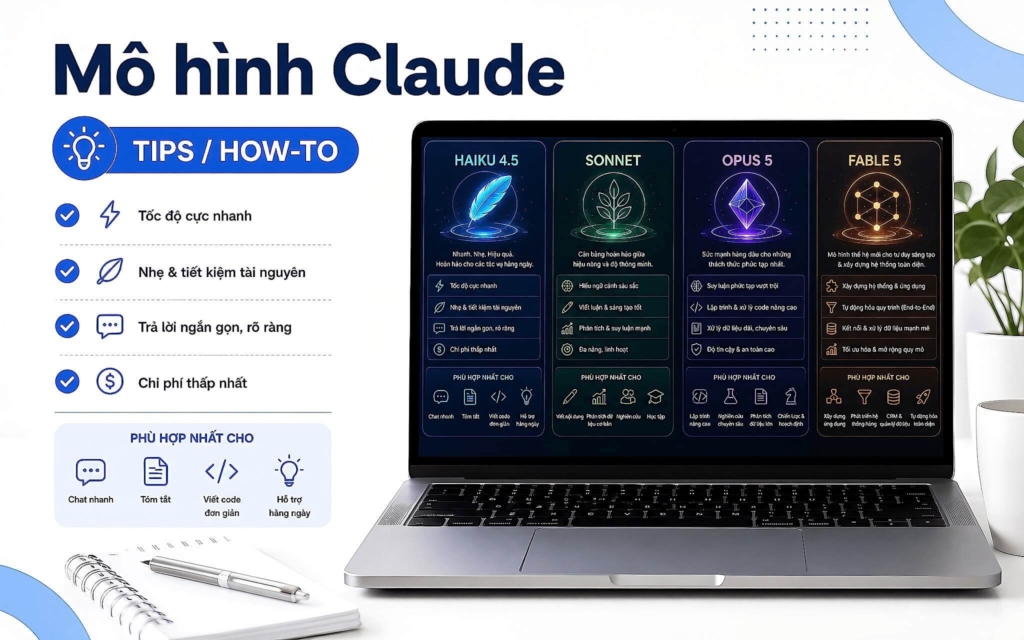 Cách Chọn Mô Hình Claude Phù Hợp Cho Từng Công Việc Và Ngân Sách