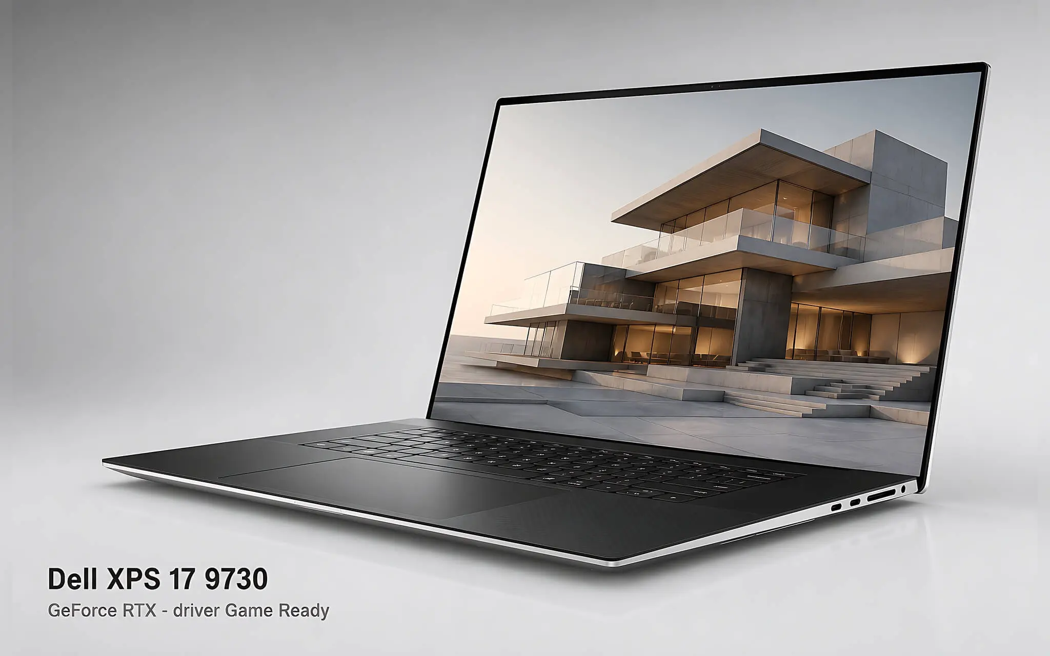 GPU Consumer hay GPU Workstation: nên chọn loại nào cho đồ họa kiến trúc? - Dell XPS 17 9730 với GeForce RTX
