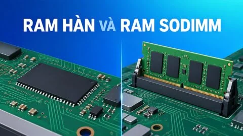Chọn RAM hàn onboard hay SODIMM nâng cấp - Cách tính đúng nhu cầu