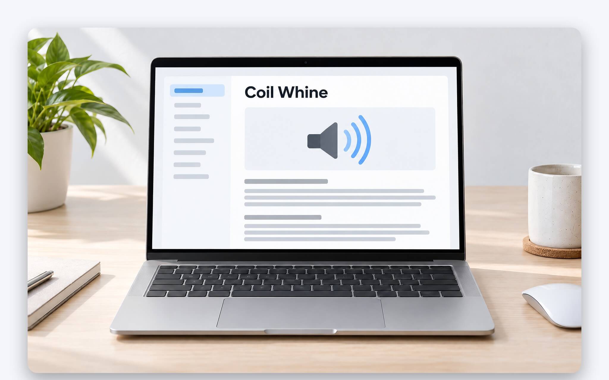 Trang hỗ trợ của các hãng giải thích coil whine trên laptop gaming